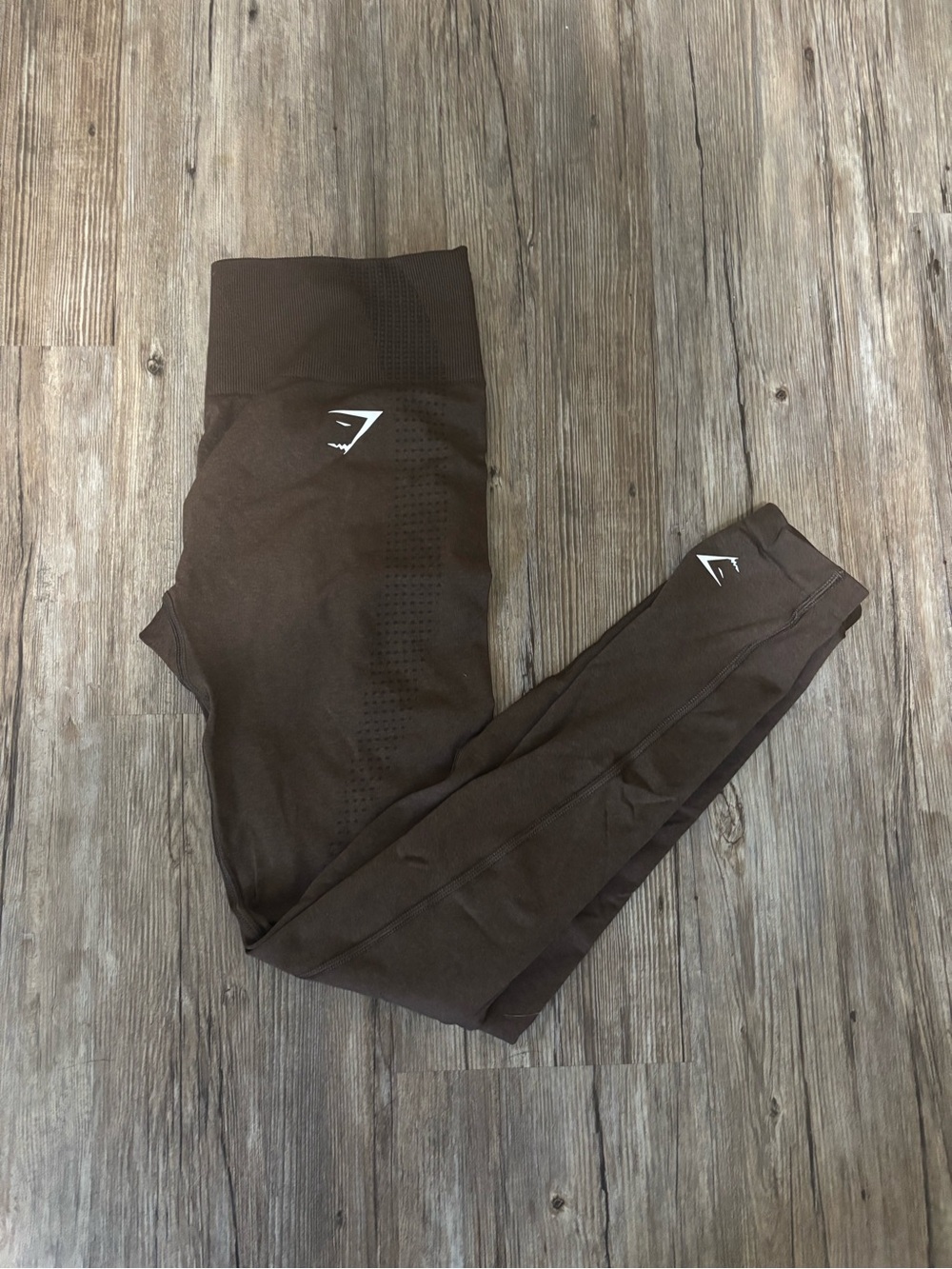 Gymshark Vital Sculpt Seamless Legging in Espresso Marl- Like new - Picture 6 of 6